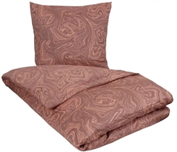 Sengetøj 240x220 - Kingsize sengetøj - Marble lavender - 100% Bomuldssatin By Night sengetøj 
