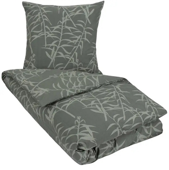 Billede af Sengetøj 140x200 cm - Marie grøn - Dynebetræk i 100% bomuld - Nordstrand Home sengesæt hos Shopdyner.dk