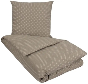 Billede af Grønt sengesæt - 140x220 cm - 100% bomuld - Olga grøn - Sengesæt med prikker - Nordstrand Home sengetøj hos Shopdyner.dk