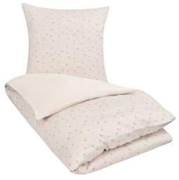 Bomuldssatin sengetøj - 140x200 cm - Soft wood - Blødt sengetøj - By Night sengelinned