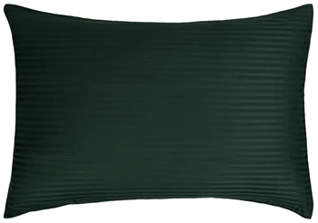  Pudebetræk 70x100 cm - 100% Bomuldssatin - Grønt ensfarvet pudebetræk - Borg Living