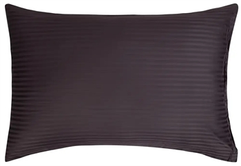Pudebetræk 70x100 cm - 100% Bomuldssatin - Mørkegråt ensfarvet pudebetræk - Borg Living