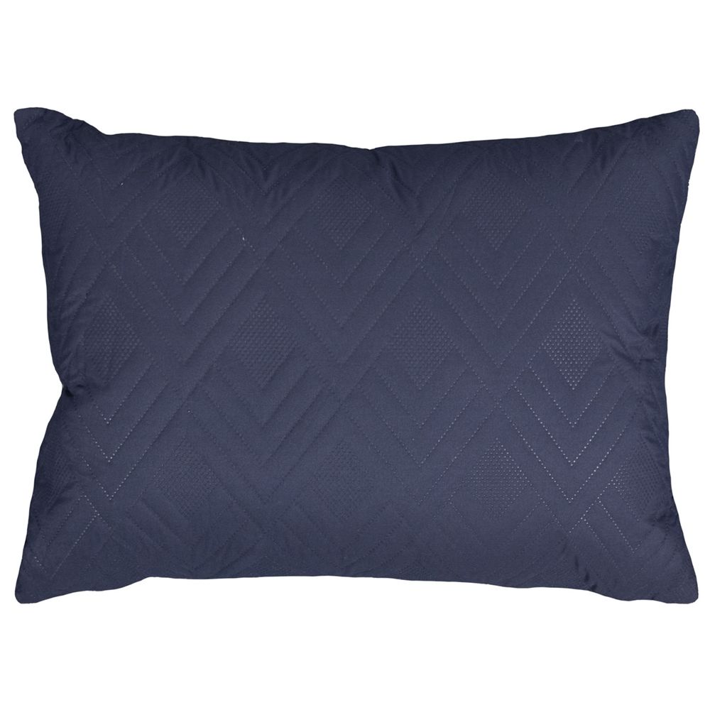 Pyntepude - 45x60 cm - 2 sidet - Mørkeblå og lyseblå - Sofapude billede