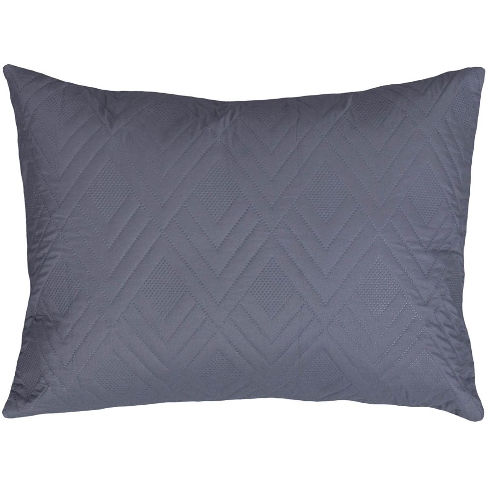 Pyntepude - 45x60 cm - 2 sidet - Mørkegrå og lysegrå - Sofapude billede