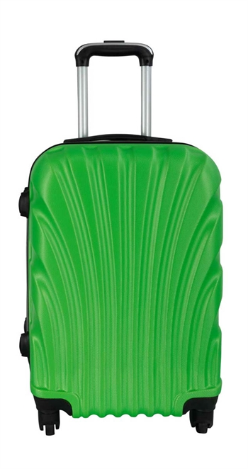 Billede af Mellem kuffert - Musling Grøn hardcase kuffert - Eksklusiv rejsekuffert hos Shopdyner.dk