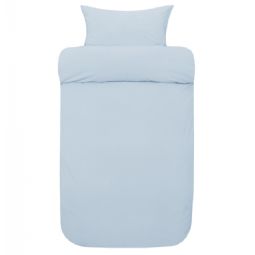 Økologisk sengetøj - 100% stenvasket bomuld - Frøya light blue - Sengelinned fra Høie of Scandinavia 