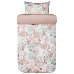 Satin sengetøj - Blødt bomuldssatin sengesæt - Cassandra warm pink - Sengelinned fra Høie of Scandinavia 