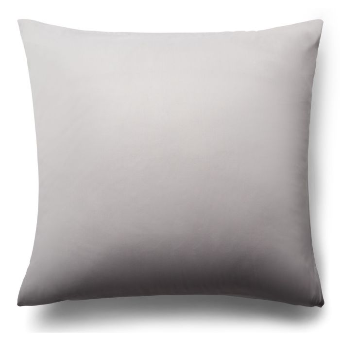 Bambus pudebetræk - 100% Naturligt bambus - 60x63 cm - Lysegråt satinvævet hovedpudebetræk 