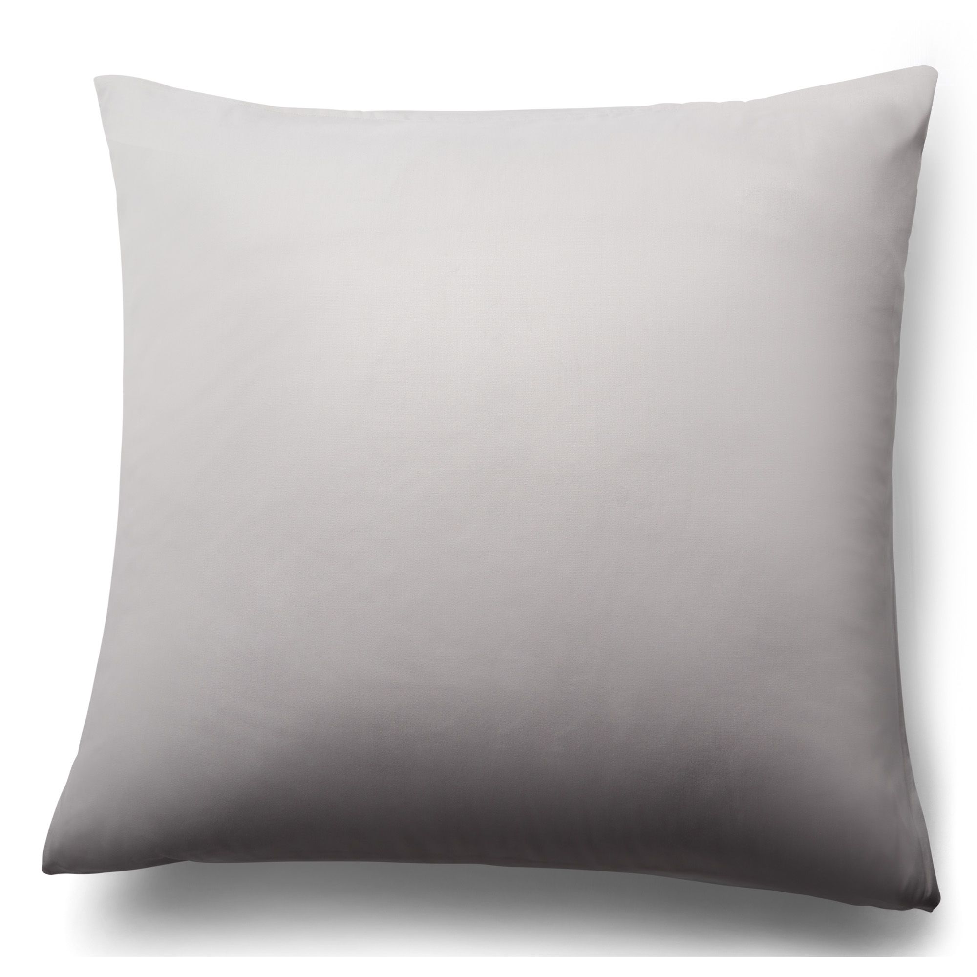 Bambus pudebetræk - 100% Naturligt bambus - 60x63 cm - Lysegråt satinvævet hovedpudebetræk billede