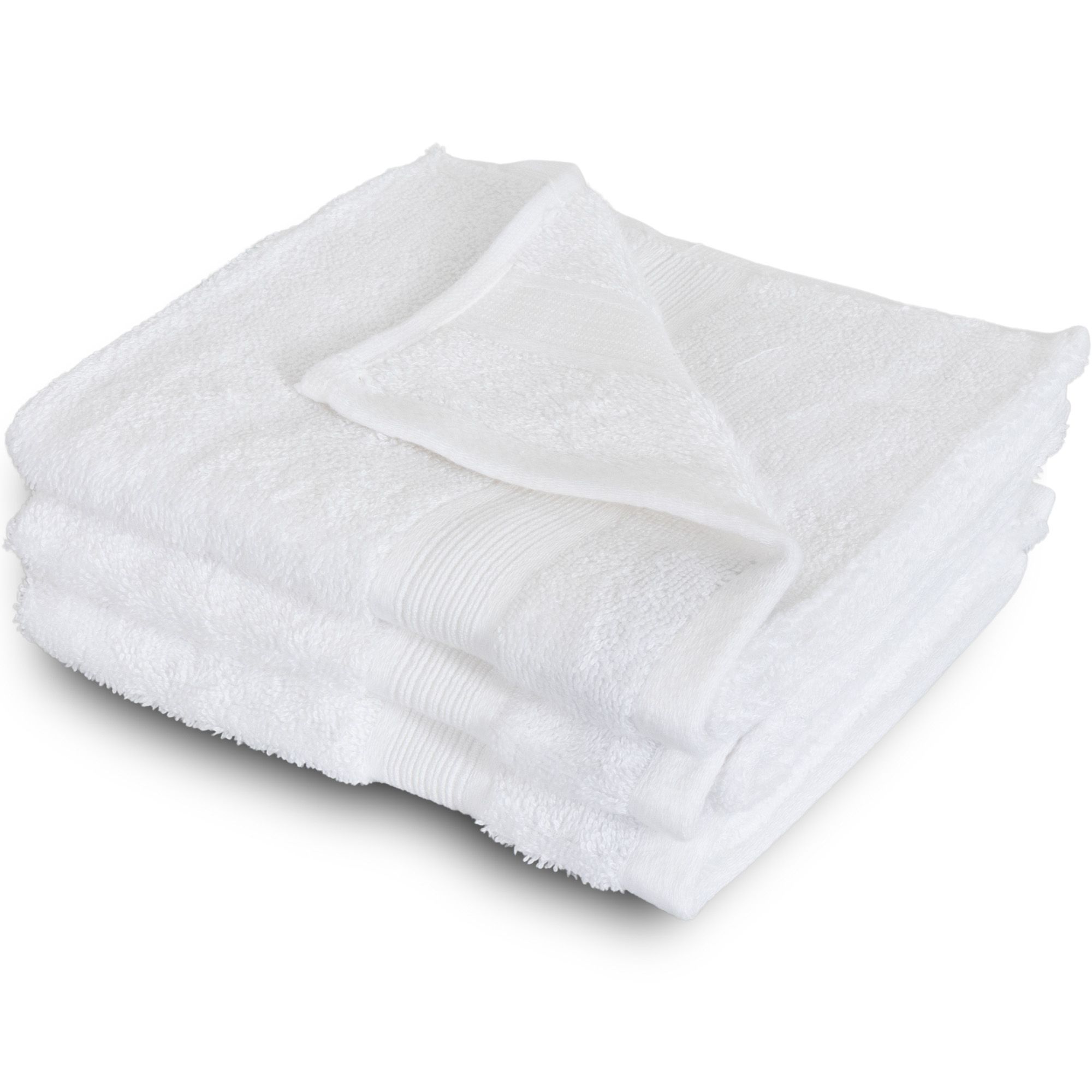 Bambus håndklæde - Hvid - Bambus/bomuld - Bløde luksus håndklæde fra Excellent By Borg