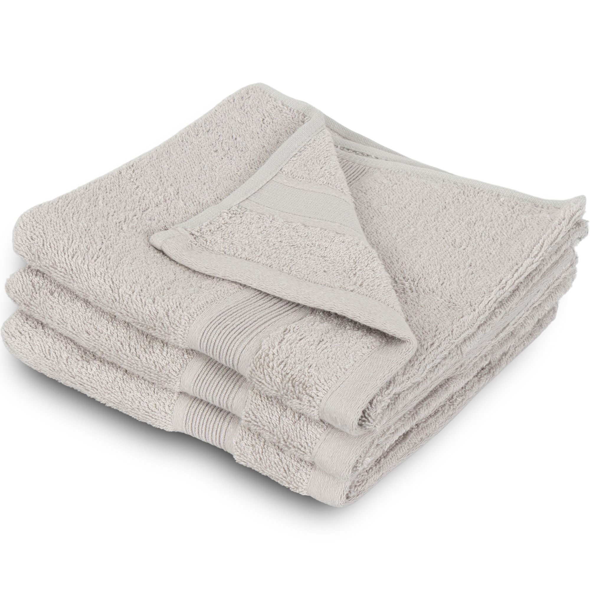 Bambus gæstehåndklæde - 40x60 cm - Sand - Bløde luksus håndklæder fra Excellent - By Borg billede