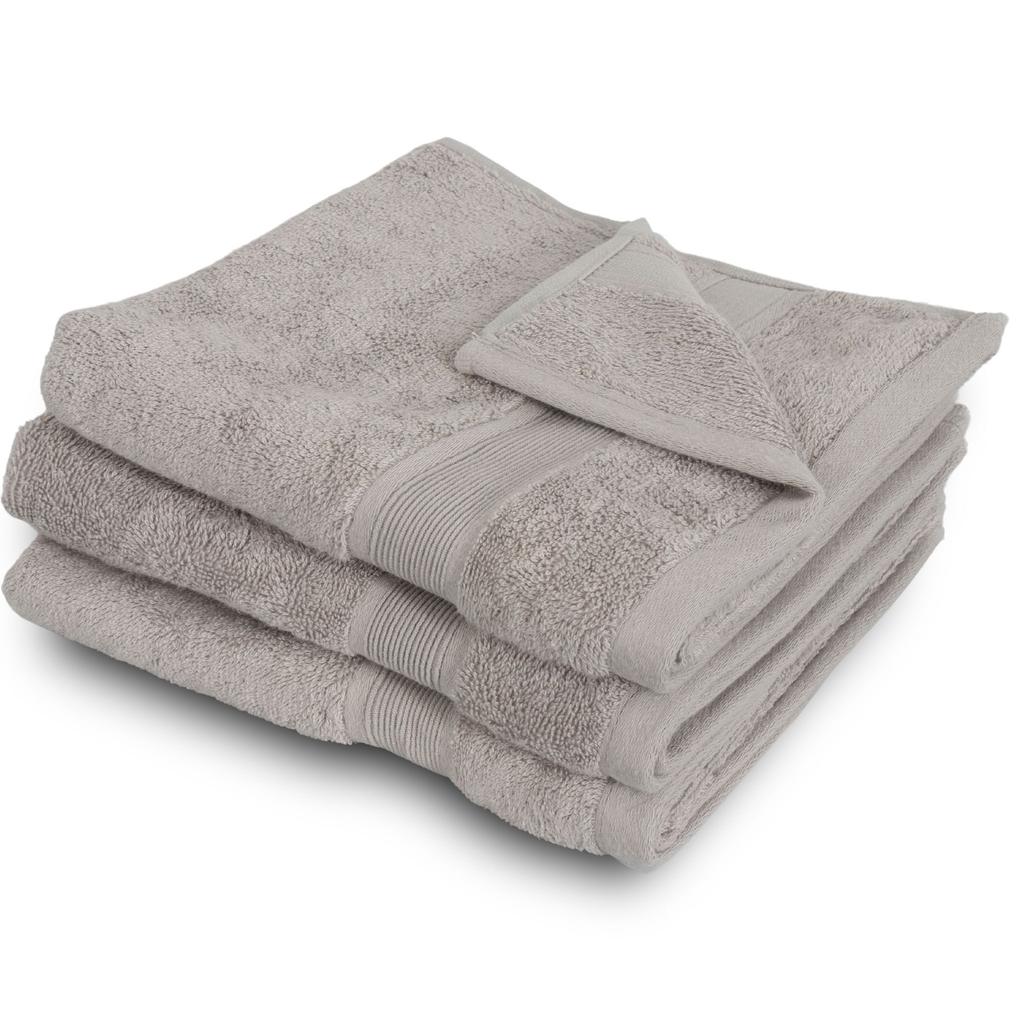 Bambus håndklæde - Sand - Bambus/bomuld - Bløde luksus håndklæde fra Excellent By Borg