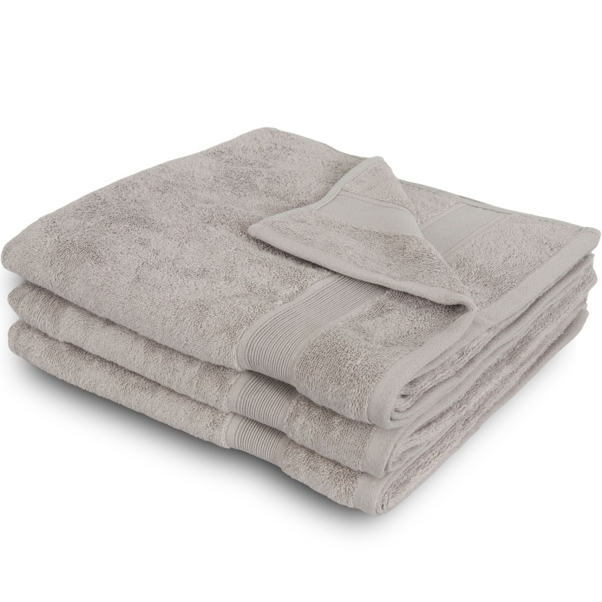 Bambus badehåndklæde - 70x140 cm - Sand - Bløde luksus håndklæder fra Excellent - By Borg billede