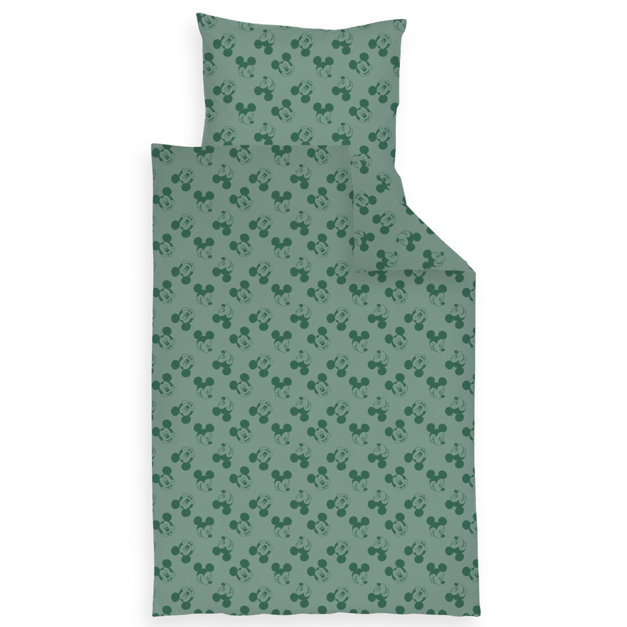 Mickey sengetøj 70x100 cm - Baby sengesæt med Mickey Mouse - 100% bomulds sengelinned billede
