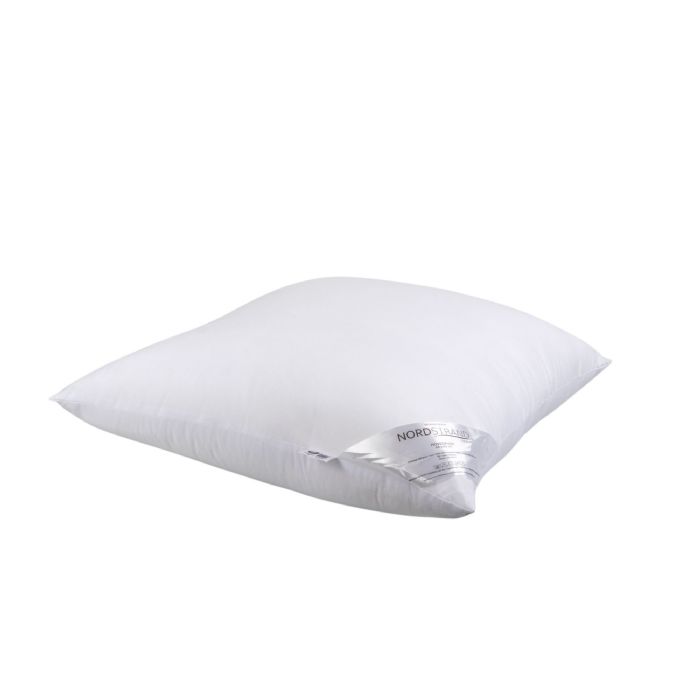 Fiberpude - 60x63cm - Allergivenlig hovedpude - Normal højde pude med fiberfyld - Nordstrand Home pude