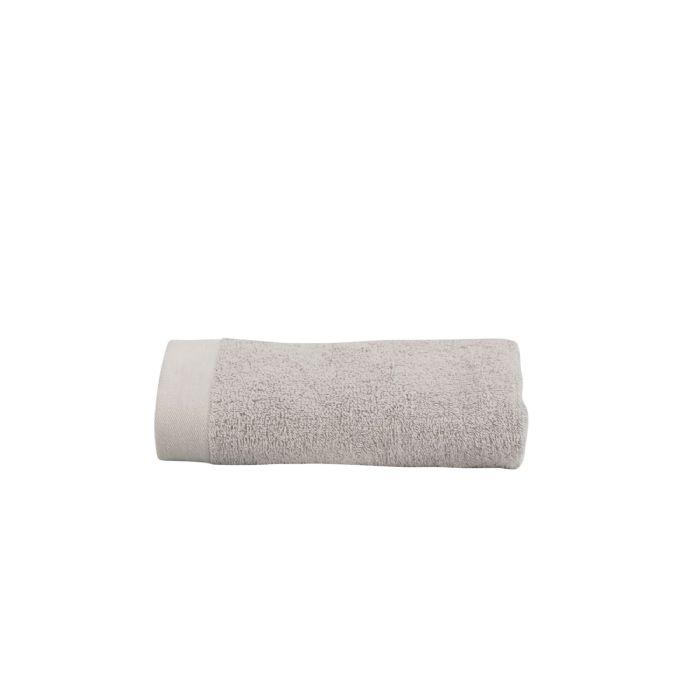 Håndklæde - 100% Blødt bomuld med høj absorberingsevne - 50x100 cm - Lysegråt håndklæde fra danske By Borg