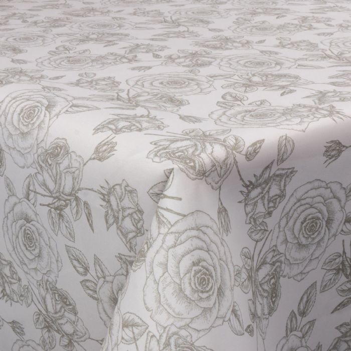 Tekstil voksdug - 140 cm bred - 30 meters rulle - Rose Grey - Voksdug med akrylbelægning