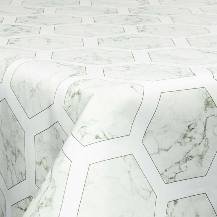Tekstil voksdug - 140 cm bred - På metermål - Marble Beehive - Voksdug med akrylbelægning