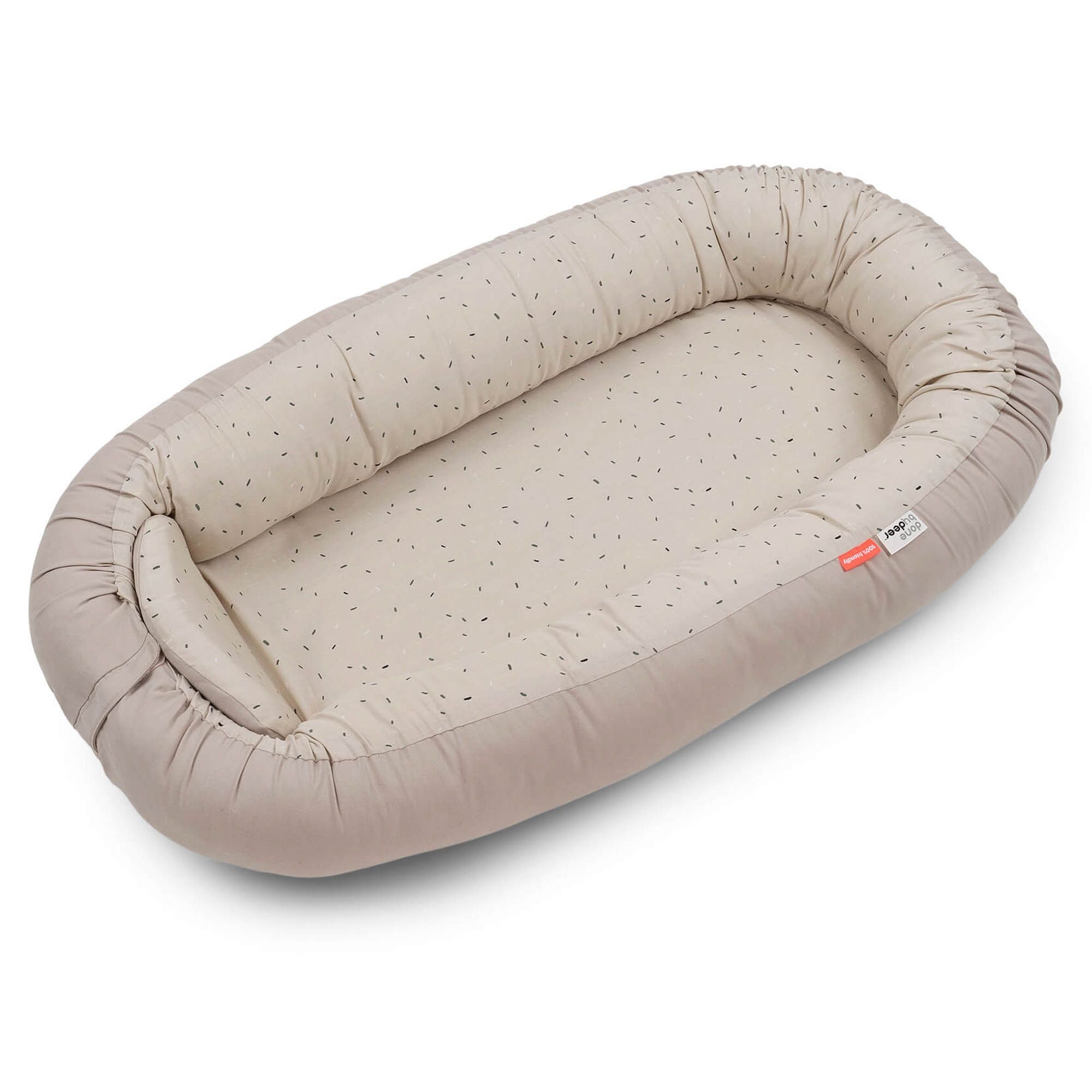 Done By Deer babynest - Confetti - Sand billede