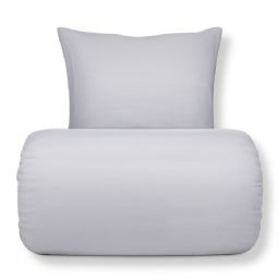 Bambus sengetøj - 100% Naturligt bambus - Lysegråt satinvævet sengesæt