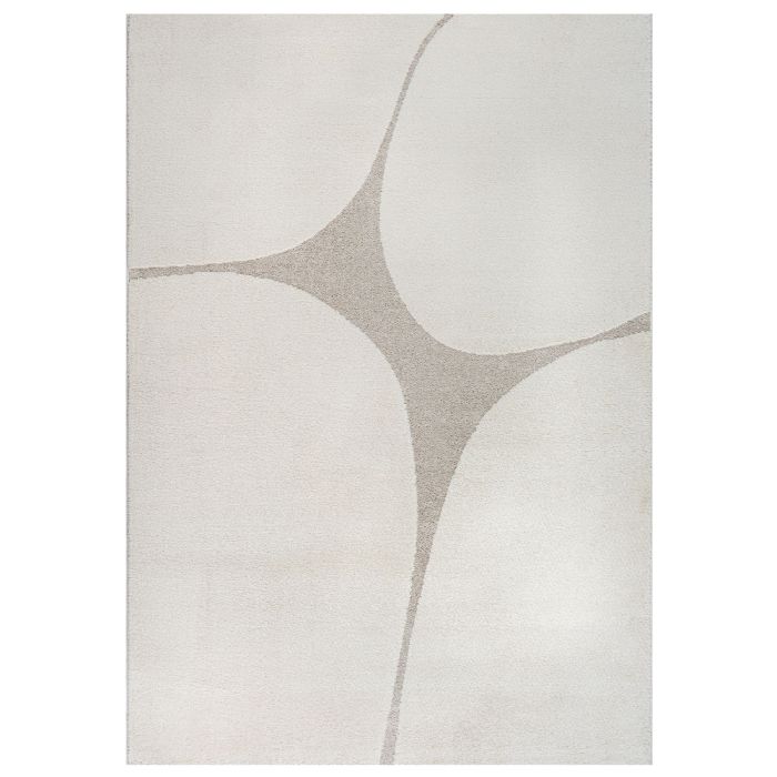 Gulvtæppe - 140x200 cm - Vævet - Cremefarvet med mønster - Eclipse - Nordstrand Home