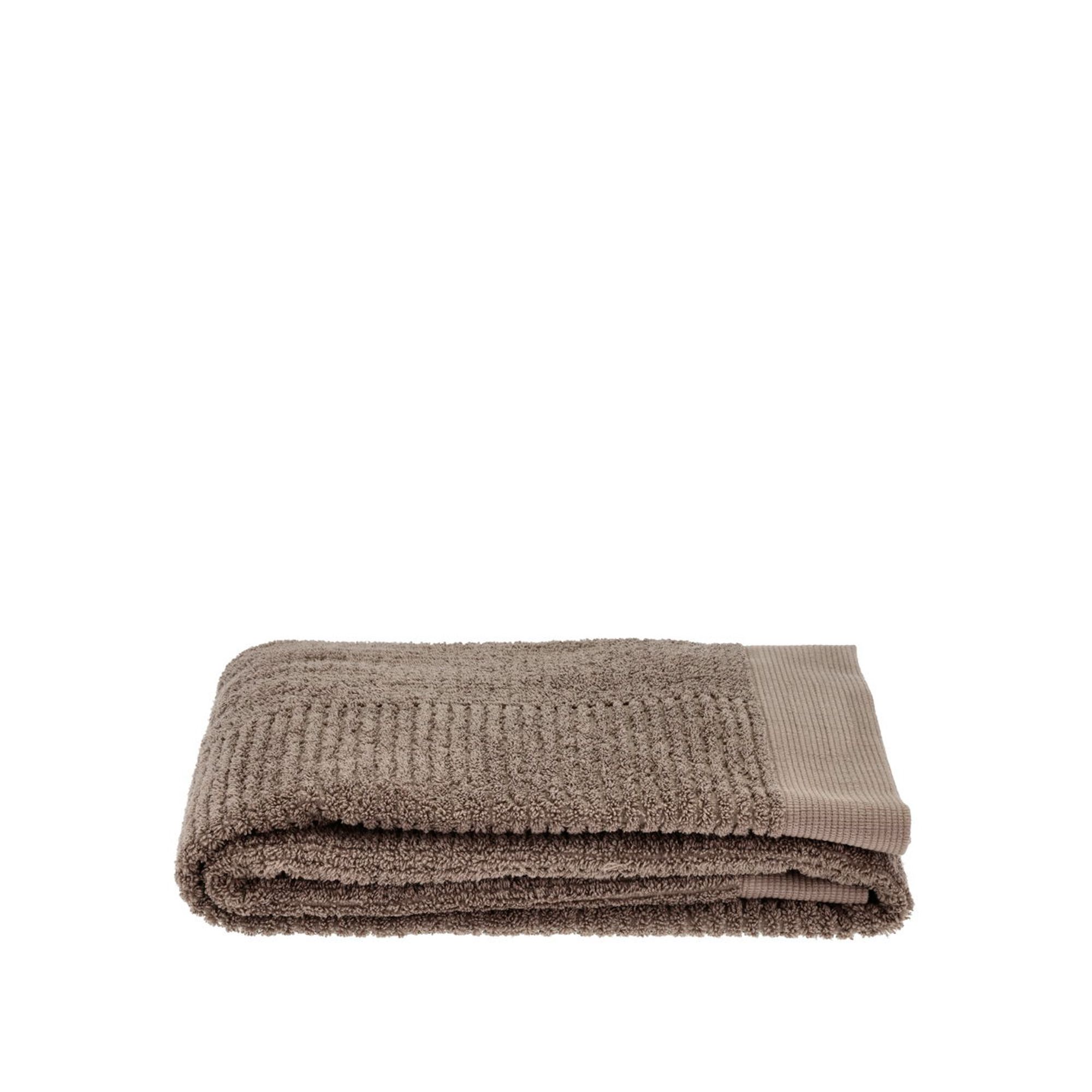 Håndklæde - 100% bomuld - Gæstehåndklæde 50x70 cm - Zone Denmark Classic - Taupe billede