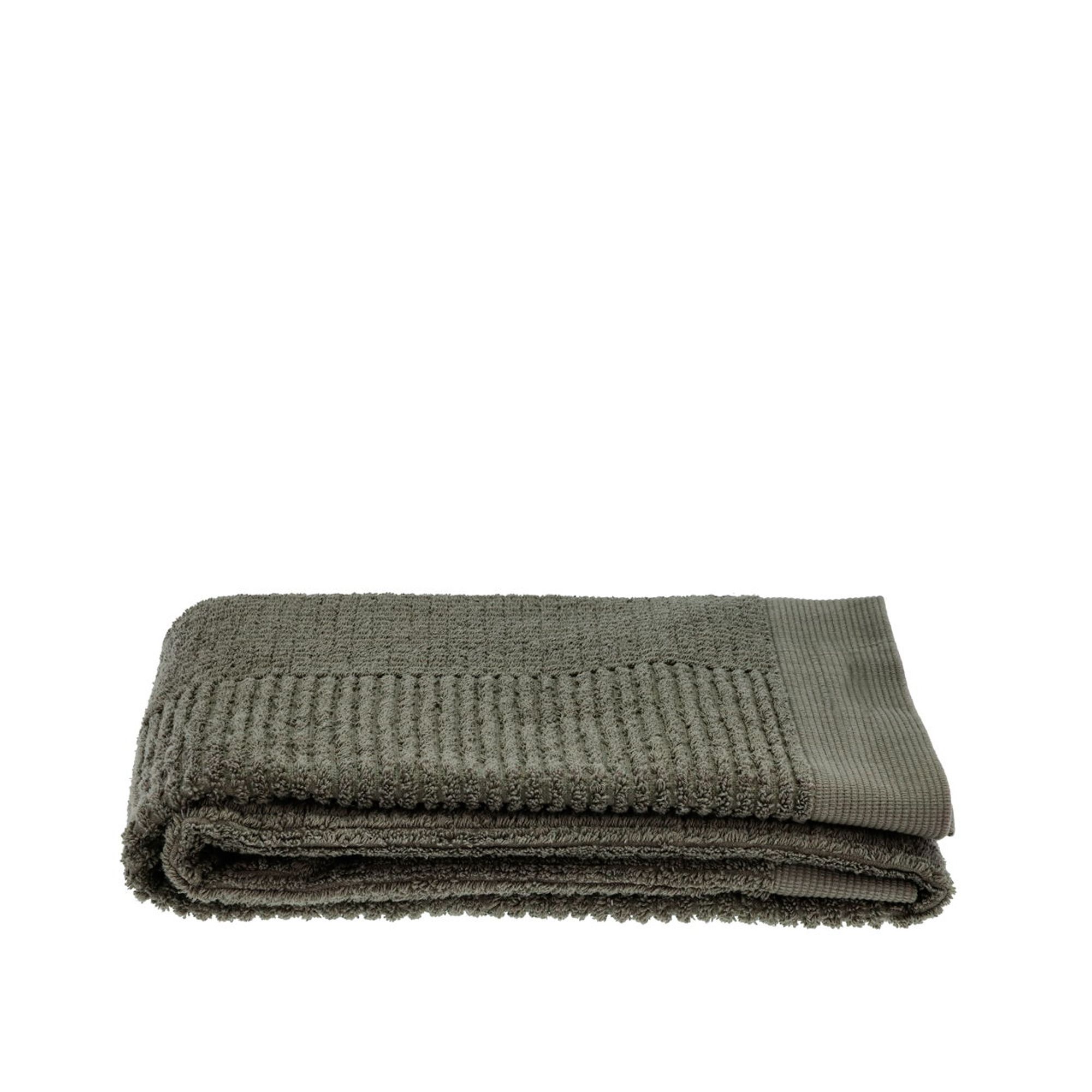 Håndklæde - 100% bomuld - 50x100 cm - Zone Denmark Classic - Olive Green billede