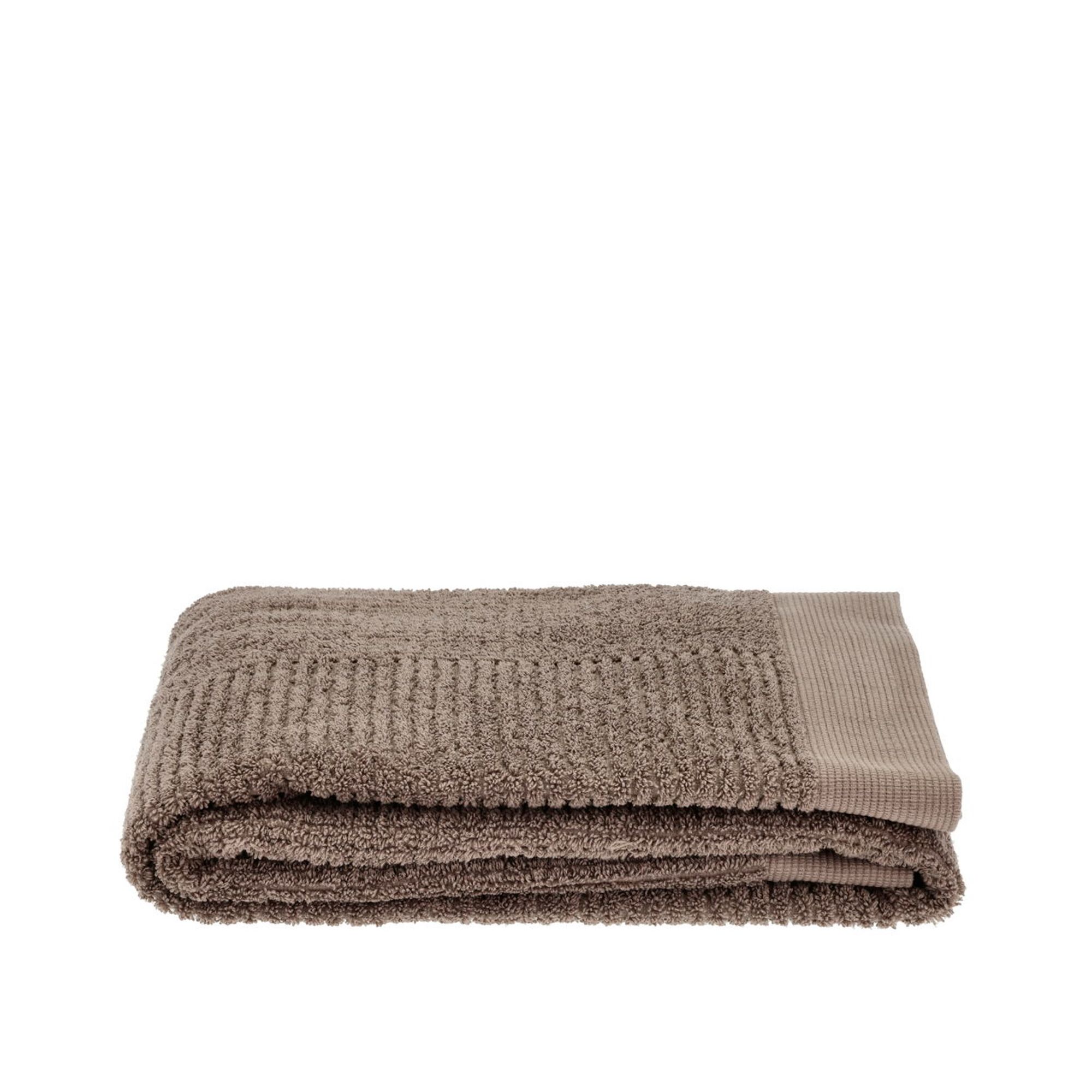 Håndklæde - 100% bomuld - 50x100 cm - Zone Denmark Classic - Taupe billede