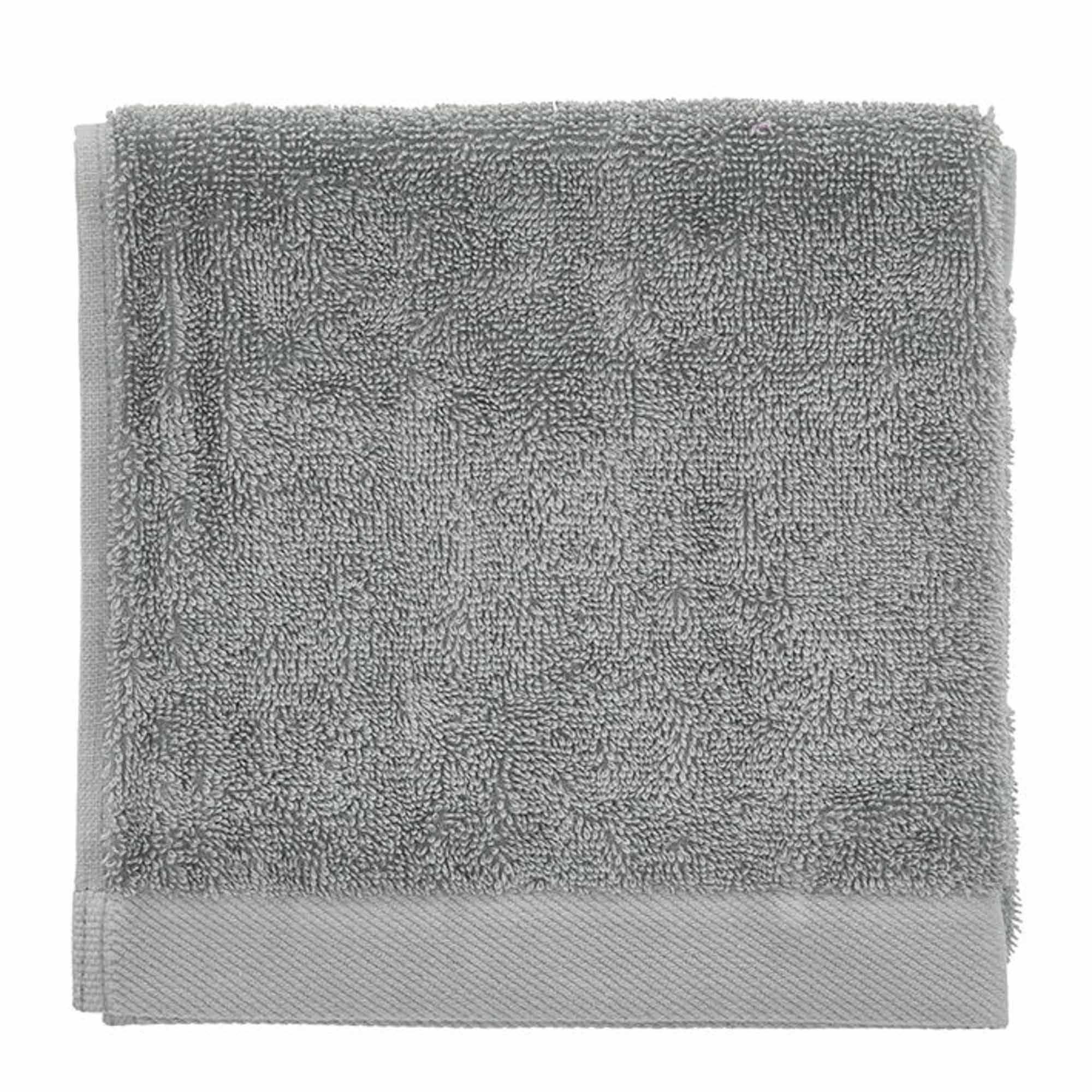 Økologisk håndklæde - 100% økologisk bomuld - Gæstehåndklæde grå 40x60 cm - Södahl Organic Comfort - Stone Grey billede