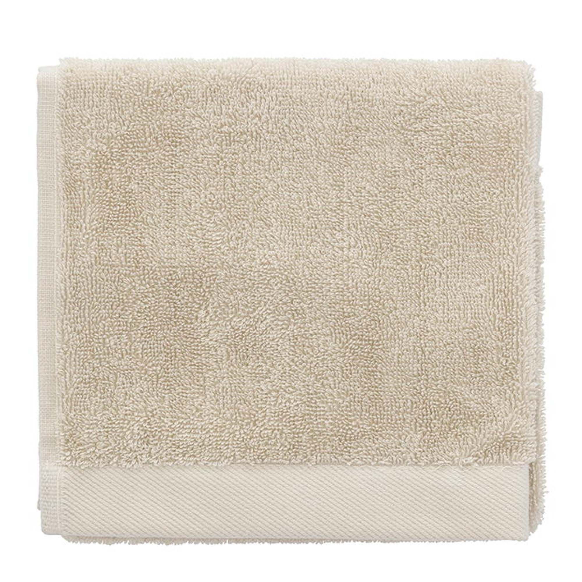 Økologisk håndklæde - 100% økologisk bomuld - Gæstehåndklæde 40x60 cm - Södahl Organic Comfort - Beige billede