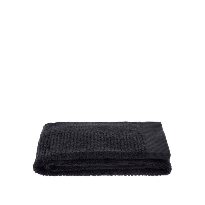 Håndklæde - 100% bomuld - Gæstehåndklæde 50x70 cm - Zone Denmark Classic - Black