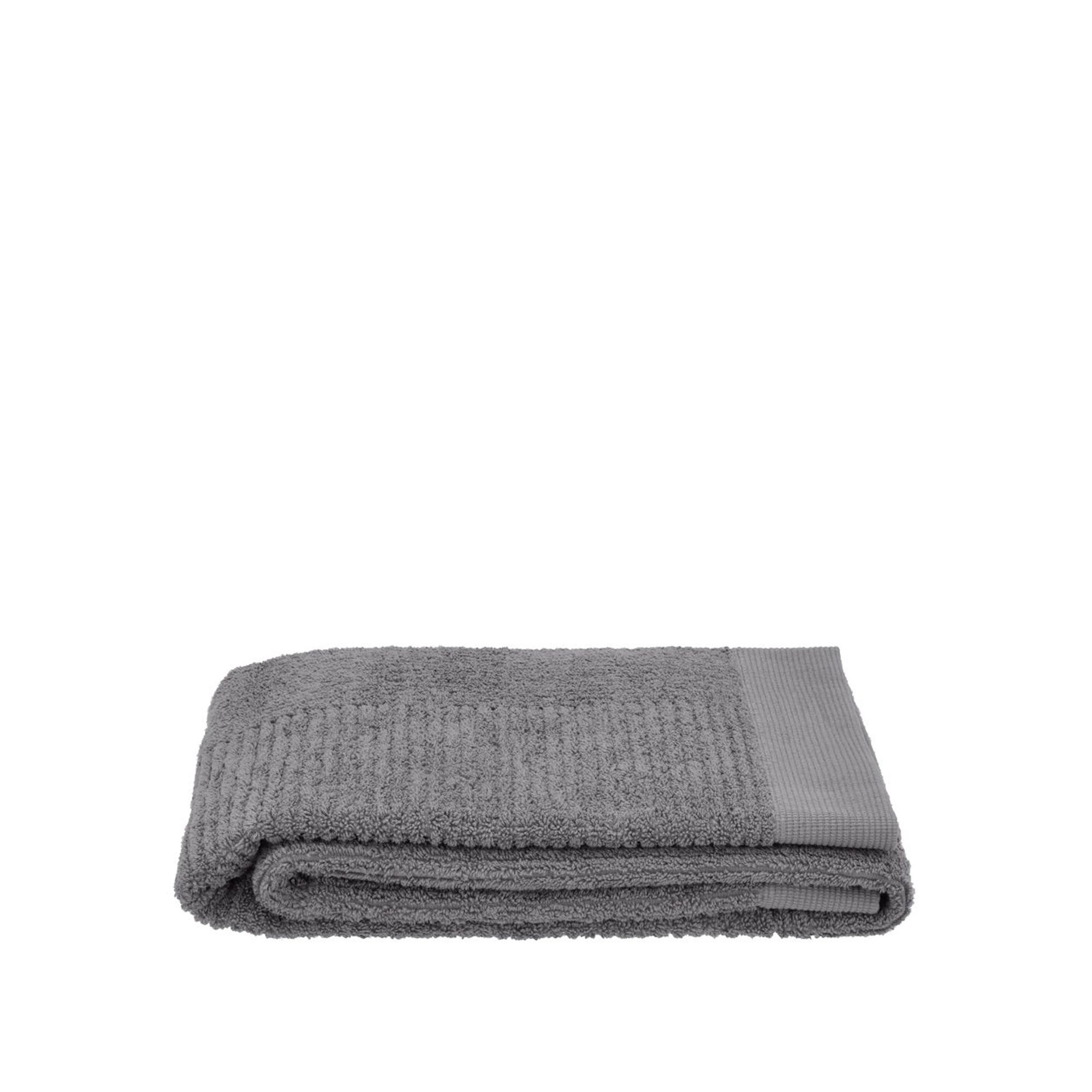 Håndklæde - 100% bomuld - Gæstehåndklæde 50x70 cm - Zone Denmark Classic - Grey billede