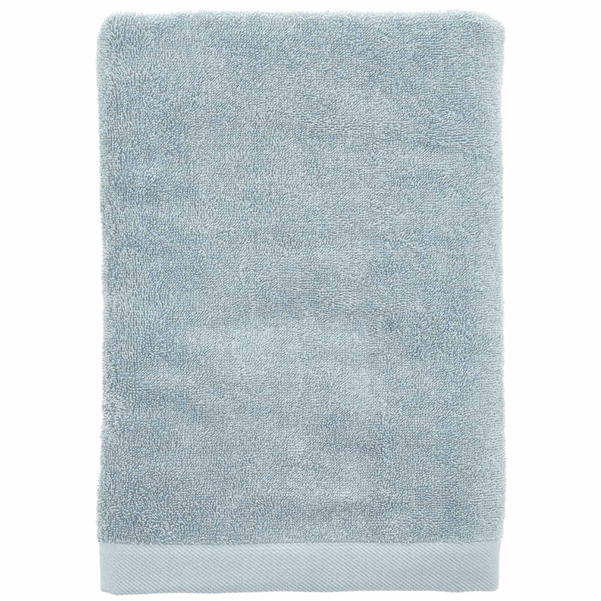 Økologisk håndklæde - 100% økologisk bomuld - Badehåndklæde 70x140 cm - Södahl Organic Comfort - Blå billede