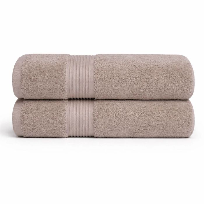 Bambus håndklæde - Gæstehåndklæde 40x60 cm - Bambus/bomuld - Sand