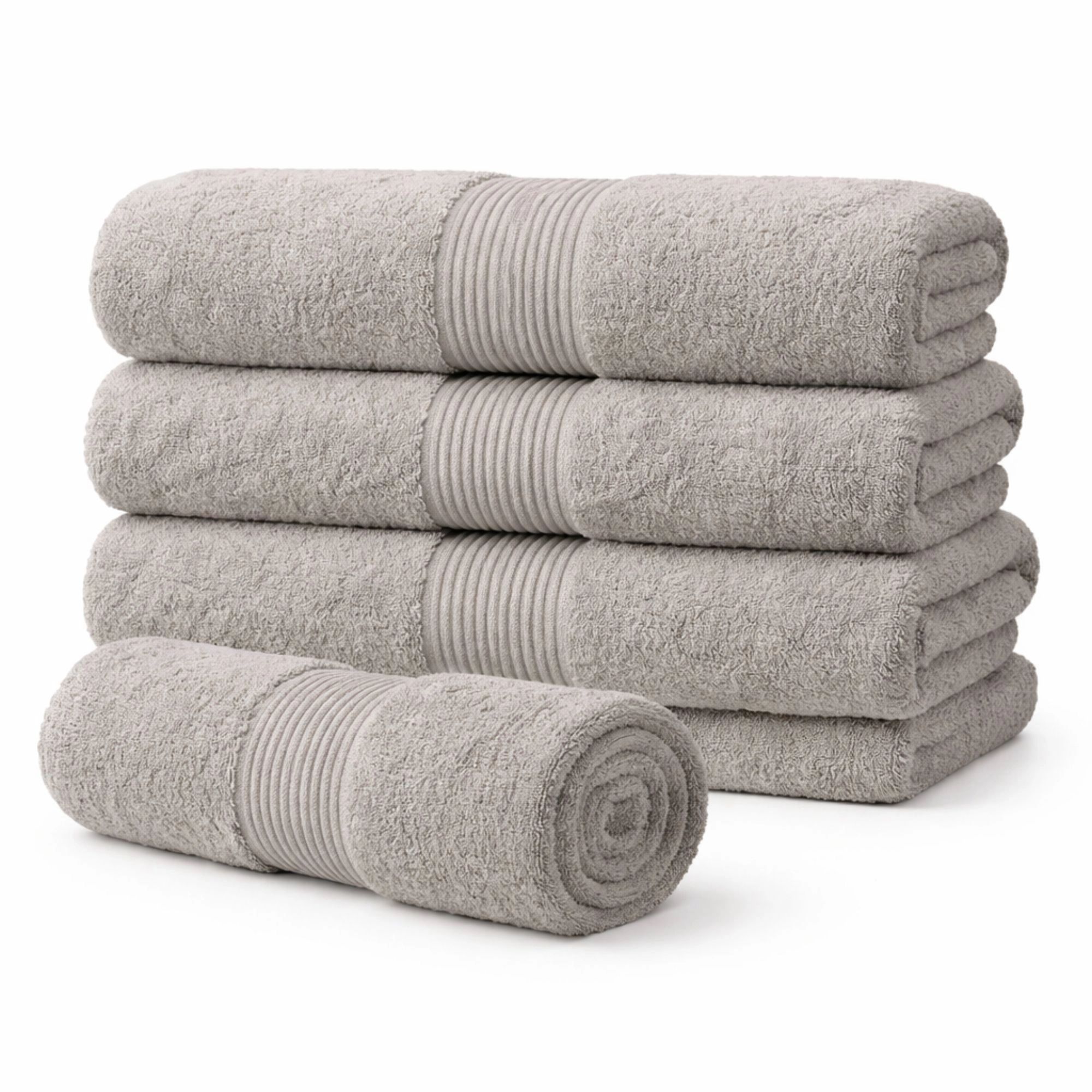 Økologisk håndklæde - 100% GOTS-certificeret bomuld - Grå