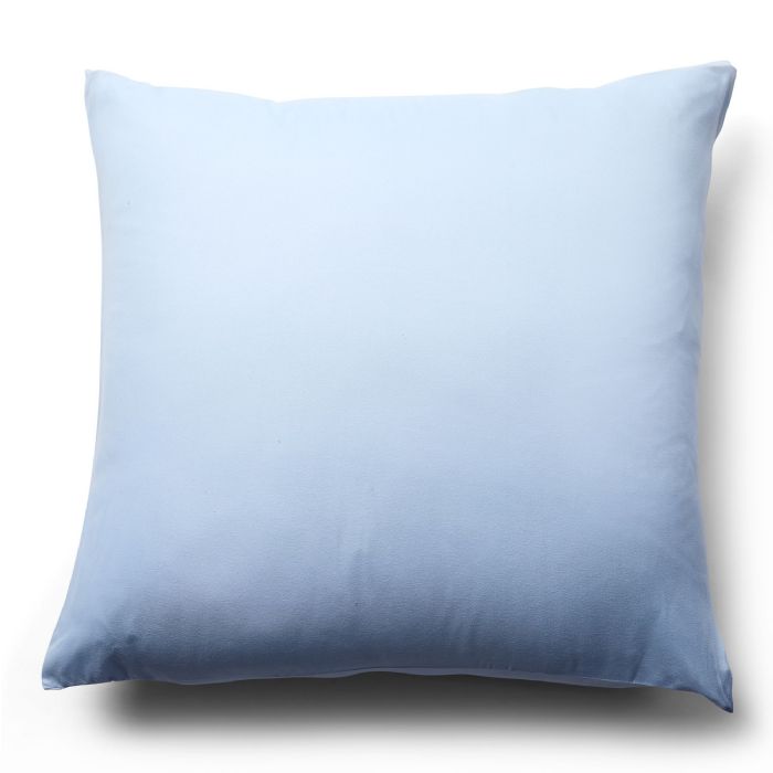 Pudebetræk 60x63 cm - Ensfarvet pastel blåt hovedpudebetræk - Microfiber pudebetræk - IN Style