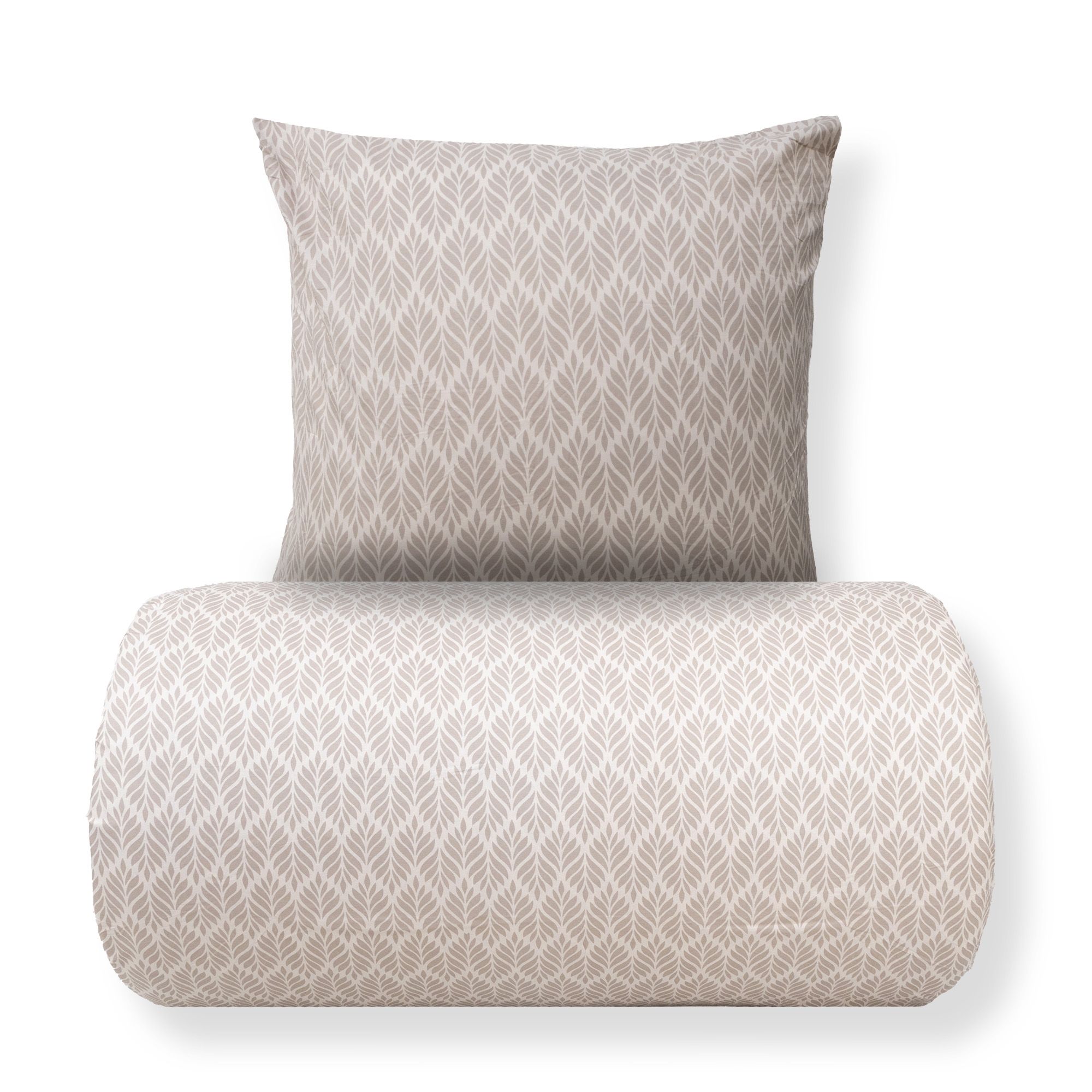 Sengetøj - Microfiber - Sandfarvet mønster