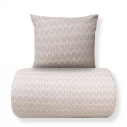 Sengetøj - Microfiber - Sandfarvet mønster