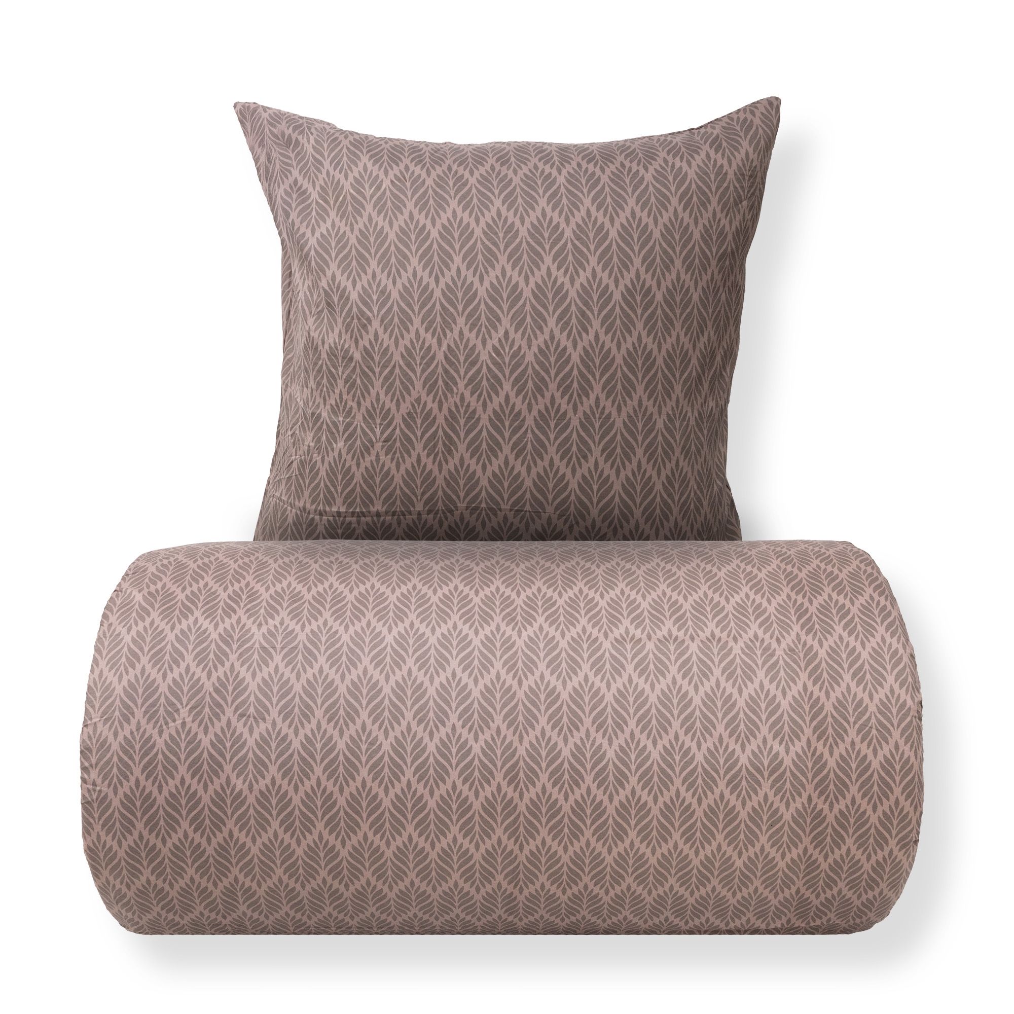 Sengetøj - Microfiber - Brunt mønster