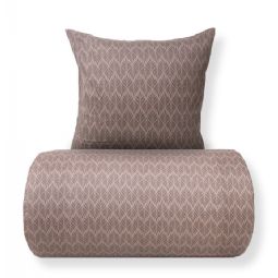 Sengetøj - Microfiber - Brunt mønster