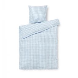 JUNA sengetøj - 100% økologisk bomuld - Bæk&Bølge lyseblå