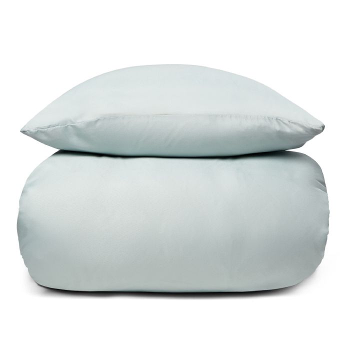 Sengetøj 140x220 cm - Ensfarvet grønt sengesæt - Microfiber sengelinned - IN Style sengelinned