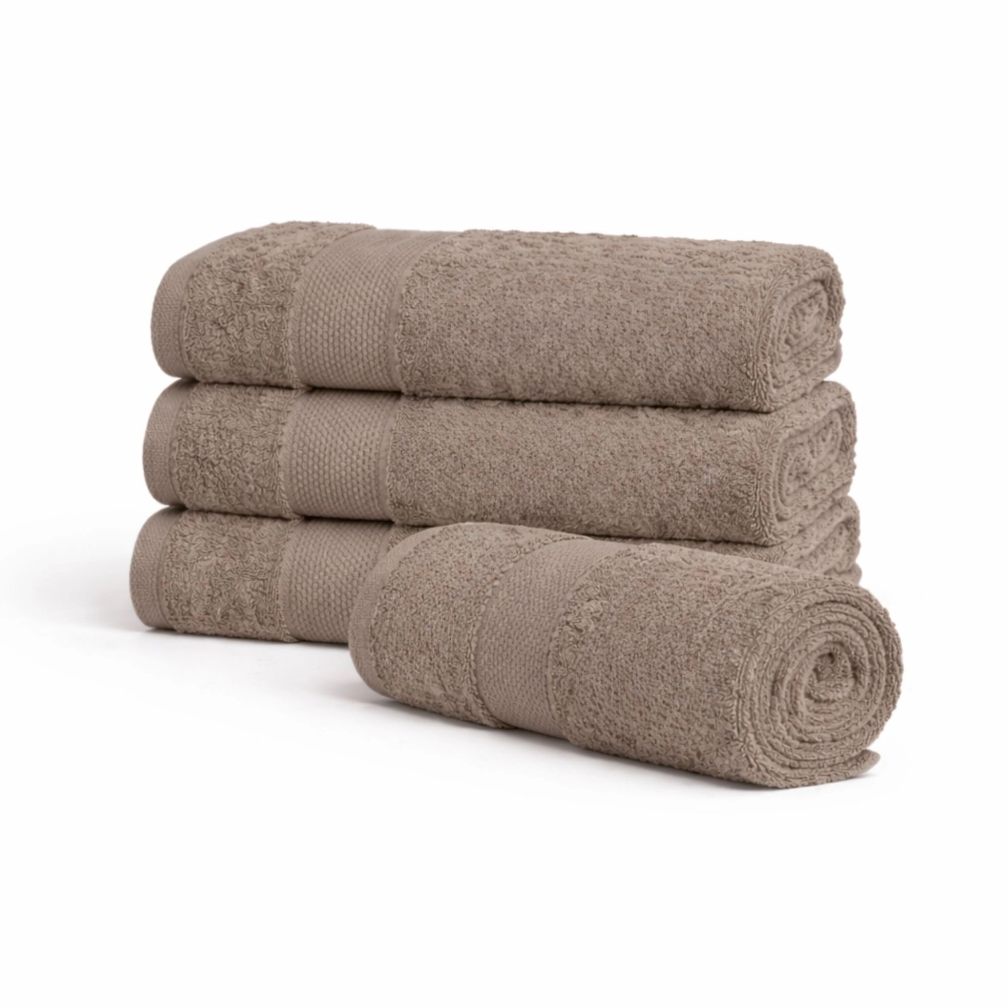 Egyptisk bomulds håndklæde - 100% egyptisk bomuld - Badehåndklæde 70x140 cm - Orkidé - Sand