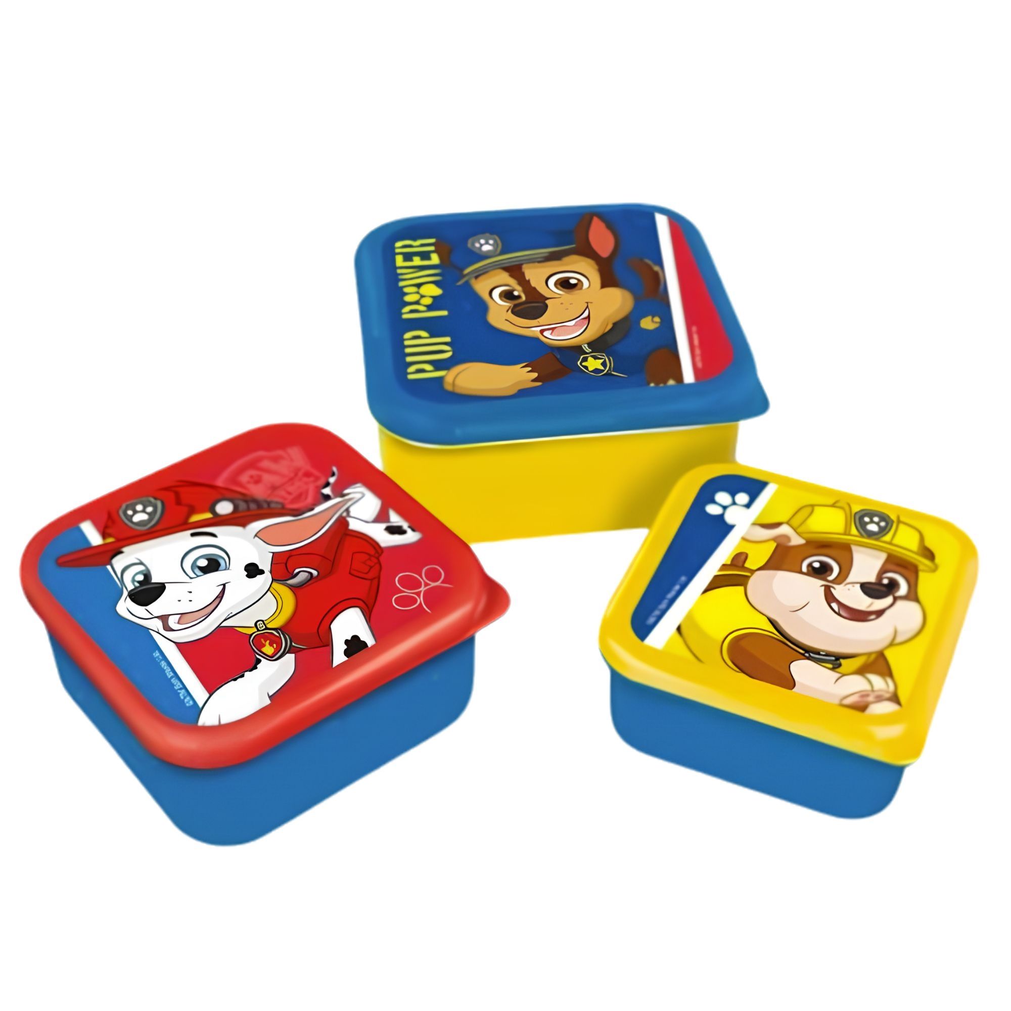 Paw Patrol madkassesæt - 3-pak børnemadpakker billede