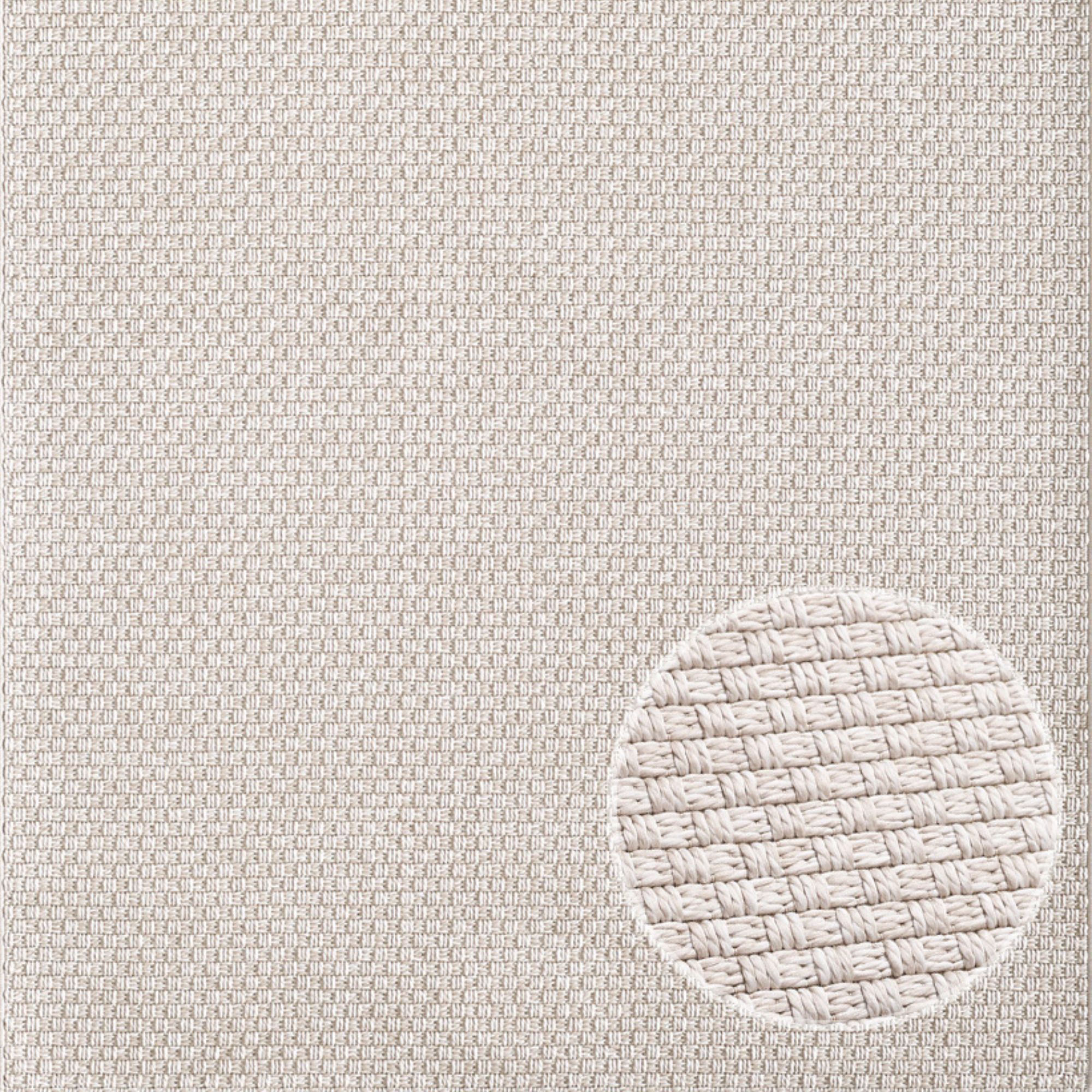 Gulvtæppe - 140x200 cm - Vævet - Beige - Helsinki - Nordstrand Home