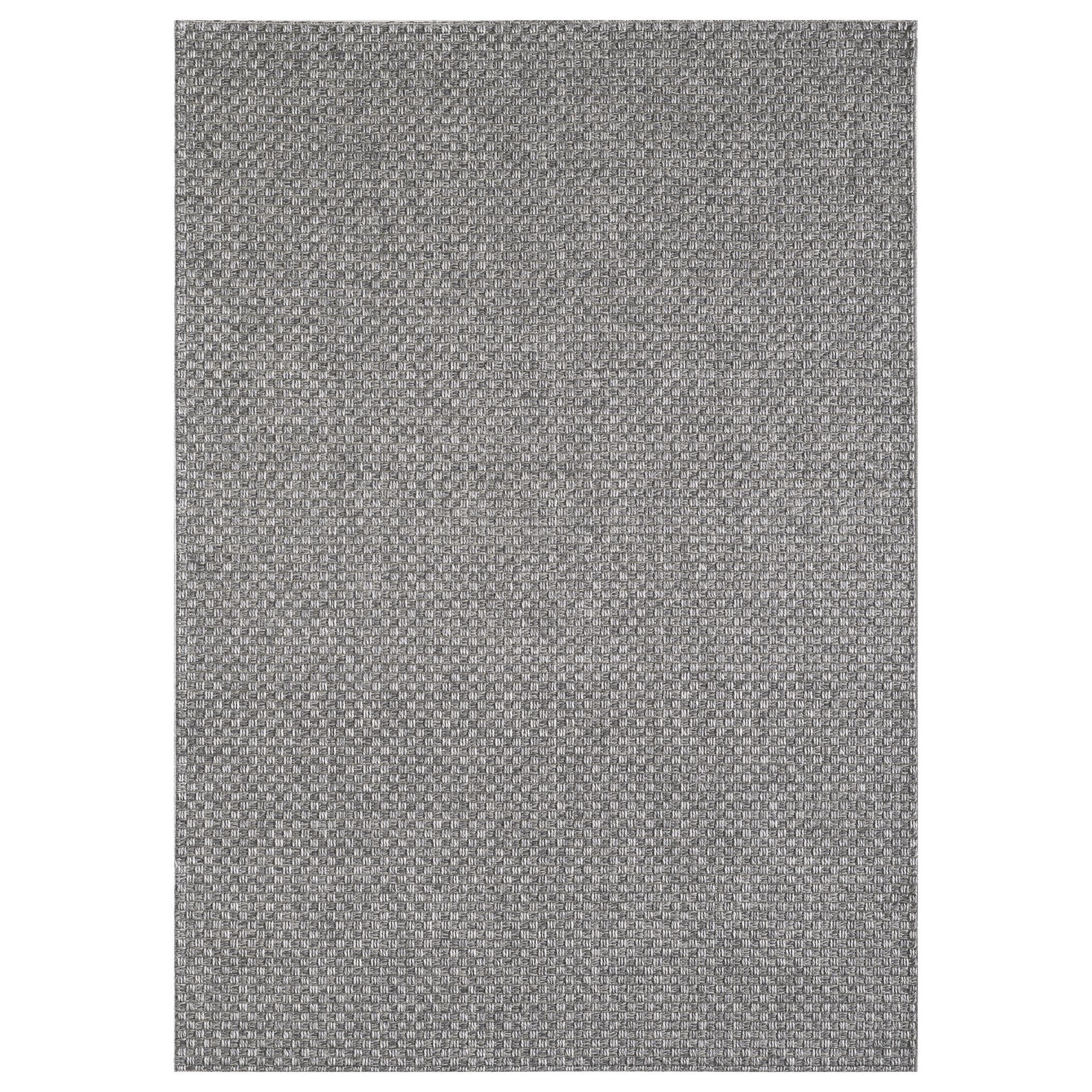 Gulvtæppe - 140x200 cm - Vævet - Grå - Helsinki - Nordstrand Home