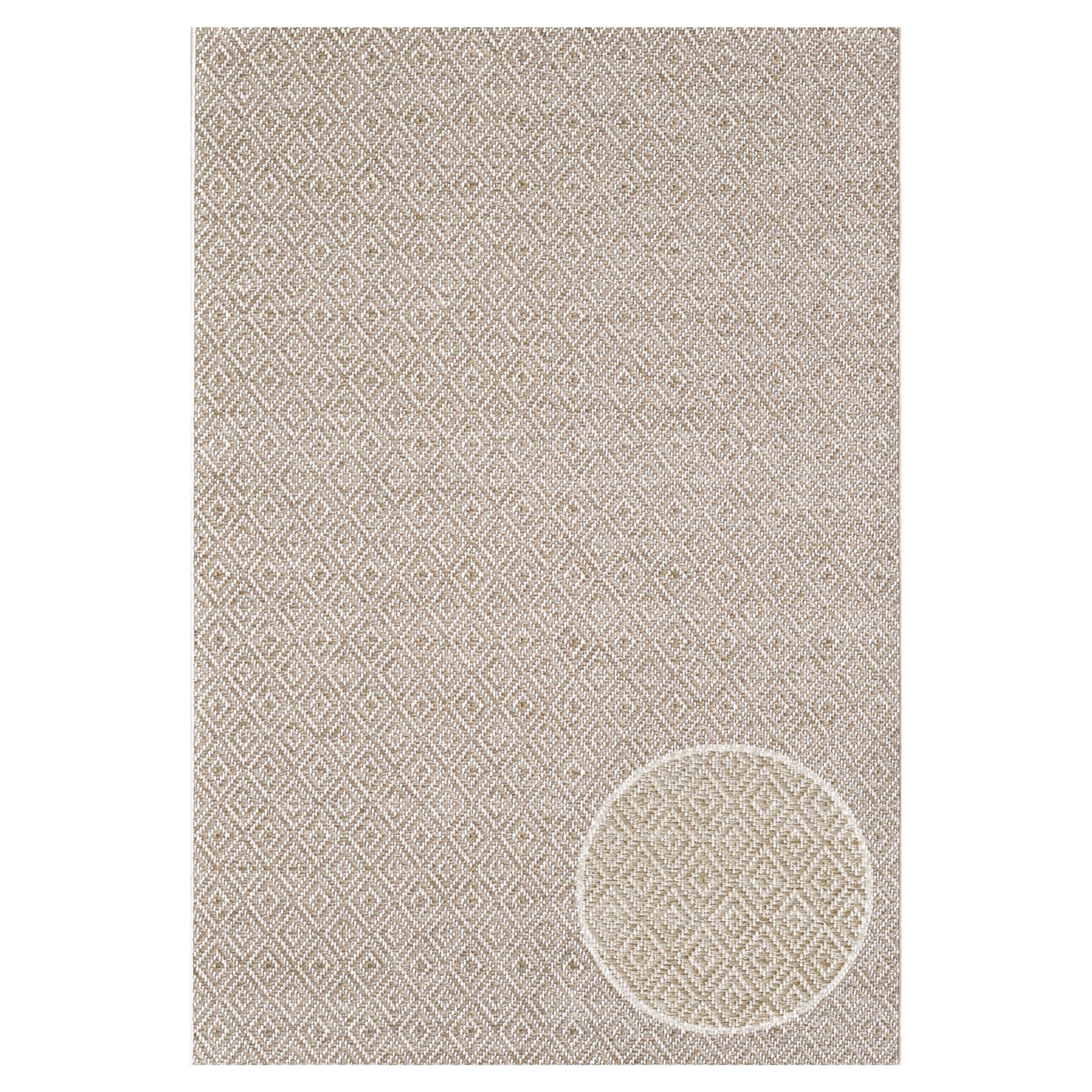 Gulvtæppe - 160x230 cm - Vævet - Brun - Helsinki - Nordstrand Home