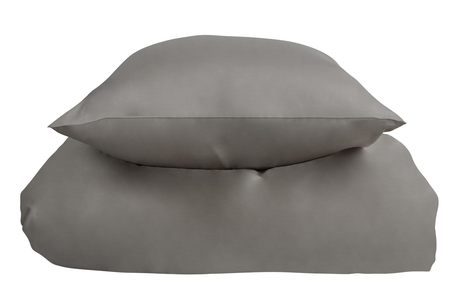 Bambus sengetøj 240x220 - Satinvævet grå