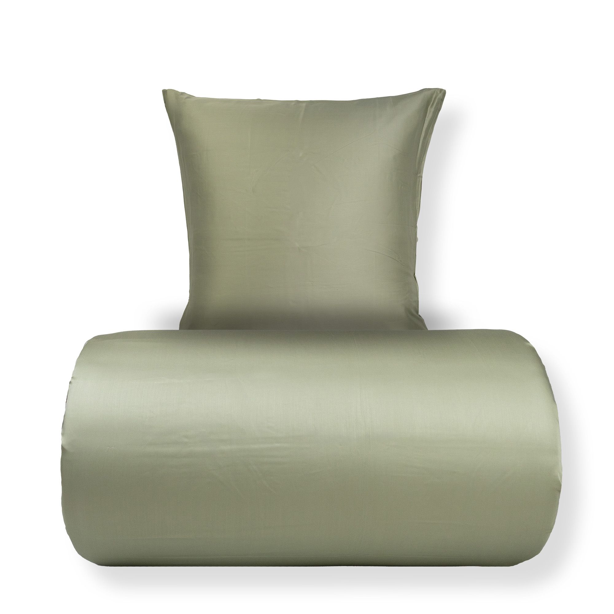 Bambus sengetøj - 100% bambus - Olivengrøn