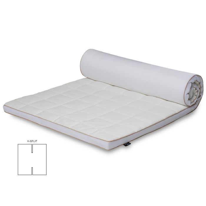 H-split topmadras - 180x200 cm 5 cm høj - NASA Memoryskum - Ergonomisk topmadras - Borg Living 